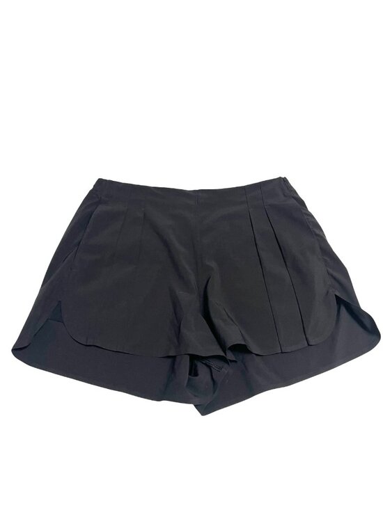 lululemon athletica Pants - Lululemon Black Running Shorts Womens Size 4 Lined Athletic Zip Pocket EUC